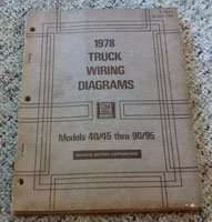 1978 Chevrolet Medium & Heavy Duty Truck 40-90 Wiring Diagrams Manual