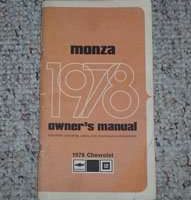 1978 Chevrolet Monza Owner's Manual