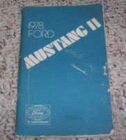 1978 Ford Mustang II Owner's Manual