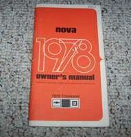 1978 Chevrolet Nova Owner's Manual