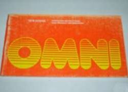 1978 Dodge Omni Owner's Manual