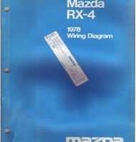 1978 Mazda RX-4 Wiring Diagram Manual