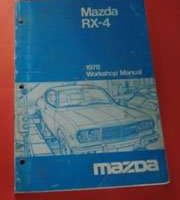 1978 Mazda RX-4 Workshop Service Manual