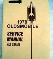 1978 Oldsmobile Cutlass Supreme Service Manual