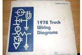 1978 Ford Bronco Large Format Electrical Wiring Diagrams Manual