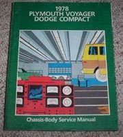 1978 Plymouth Voyager Service Manual