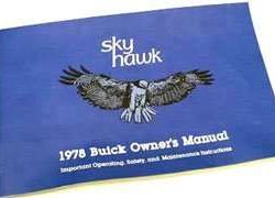 1978 Buick Skyhawk Owner's Manual
