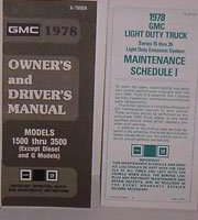1978 GMC Trucks 1500-3500 Owner's Manual