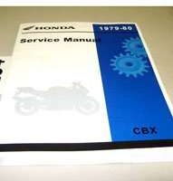 1980 Honda CBX Motorcycle Service Manual