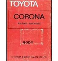 1980 Toyota Corona Body Service Repair Manual