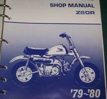 1980 Honda Z50R Motorcycle Service Manual