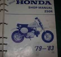 1983 Honda Z50R Motorcycle Service Manual