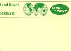 1980 Land Rover Series III Owner's Manual