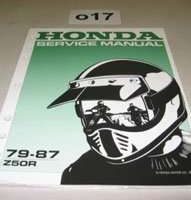 1979-1987 Honda XR185-XR200 Motorcycle Service Manual