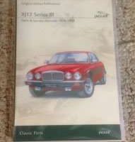 1979 Jaguar XJ12 Series III Parts & Service Manual DVD