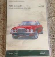 1985 Jaguar XJ12 Series III Parts & Service Manual DVD