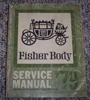 1979 Oldsmobile Delta 88 Fisher Body Service Manual