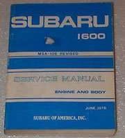 1979 Subaru 1600 & Brat Service Manual