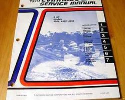 1979 Evinrude 4 HP Models Service Manual