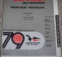 1979 Johnson 70 & 75 HP Outboard Motor Service Manual