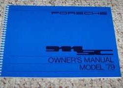 1979 Porsche 911 SC Owner's Manual