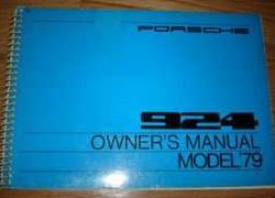 1979 Porsche 924 Owner's Manual