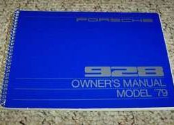 1979 Porsche 928 Owner's Manual