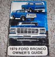 1979 Ford Bronco Owner's Manual