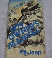 1979 Jeep Cherokee Owner's Manual