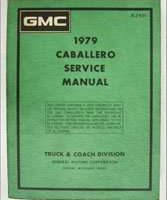 1979 GMC Caballero Service Manual