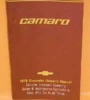 1979 Chevrolet Camaro Owner's Manual