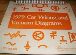 1979 Mercury Capri Large Format Electrical Wiring Diagrams Manual