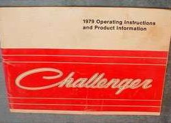 1979 Dodge Challenger Owner's Manual
