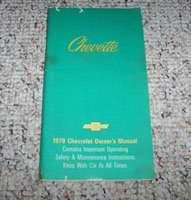 1979 Chevrolet Chevette Owner's Manual