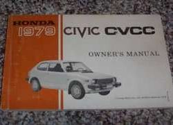 1979 Honda Civic CVCC Owner's Manual
