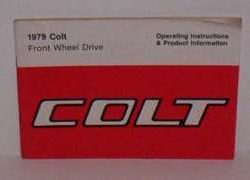 1979 Dodge Colt Owner's Manual