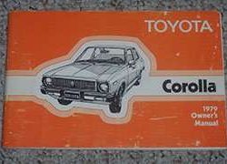 1979 Toyota Corolla Owner's Manual