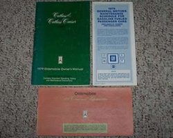 1979 Oldsmobile Cutlass & Cutlass Cruiser Owner's Manual Set