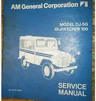 1979 Jeep Dispatcher 100 DJ-5G Service Manual