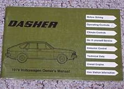 1979 Volkswagen Dasher Owner's Manual
