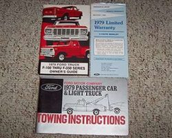 1979 Ford F-100 Truck Owner's Manual Set