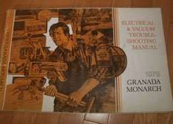 1979 Ford Granada Electrical & Vacuum Troubleshooting Wiring Manual