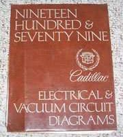 1979 Cadillac Eldorado Electrical & Vacuum Circuit Diagrams Manual