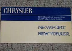 1979 Chrysler New Yorker, Newport Owner's Manual
