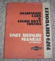 1979 Chevrolet El Camino Unit Repair Manual