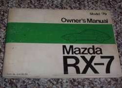 1979 Mazda RX-7 Owner's Manual