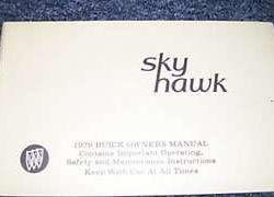 1979 Buick Skyhawk Owner's Manual
