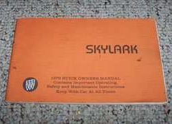 1979 Buick Skylark Owner's Manual