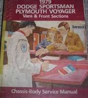 1979 Plymouth Voyager Service Manual