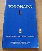 1979 Oldsmobile Toronado Owner's Manual